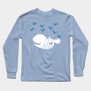 Fail Whale - RIP Twitter - Long Live Twitter! Long Sleeve T-Shirt